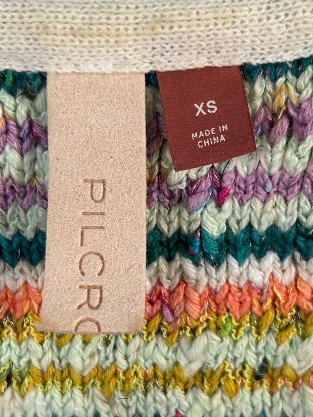 Anthropologie’s Pilcro Samalona Multicolor Gradient Button-Front Sweater Tank - Picture 8 of 11